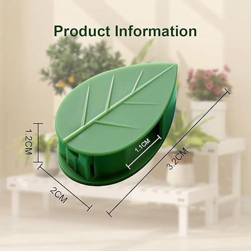 Miniatura 2 de Clips de pared para escalada de plantas con 100 calcomanías adhesivas acrílicas, clips de soporte para plantas, clips de soporte para plantas,
