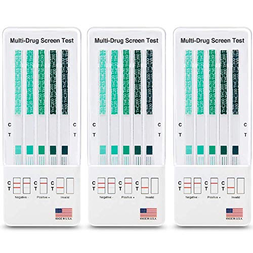 3 Pack - DrugExam THC Advantage Made in USA Multi Level Marijuana Urine Test Kit. Highly Sensitive THC 5 Level Drug Test Kit. Detects at 15 ng/mL, 20 ng/mL, 50 ng/mL, 200 ng/mL and 300 ng/mL (3) - Image 3