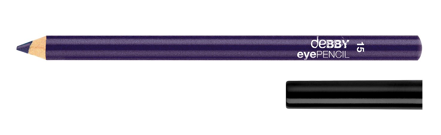 DEBBY Eyepencil Long Lasting 15 Pencil Eyes Make-Up And Cosmetic, 0.07 g (Pack of 15)