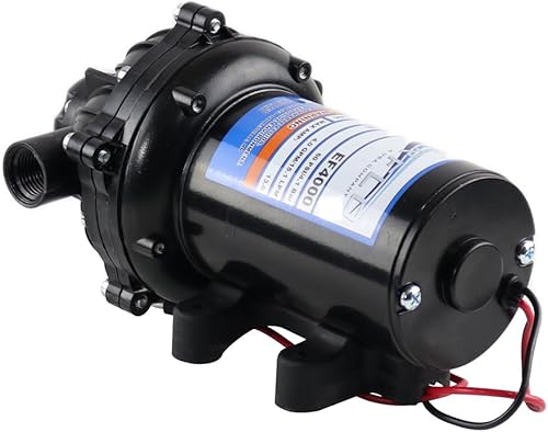 Miniatura 32 de Everflo EF5500 - Bomba de diafragma de 12 V en caja con puertos NPT de 1/2 pulgada, 5.5 GPM