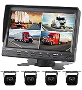 7インチ液晶モニター ディスプレイ小型モニター バックカメラ付き 12V/24V Amazon | OBEST バックモニター 高輝度7インチモニター+ バックカメラ