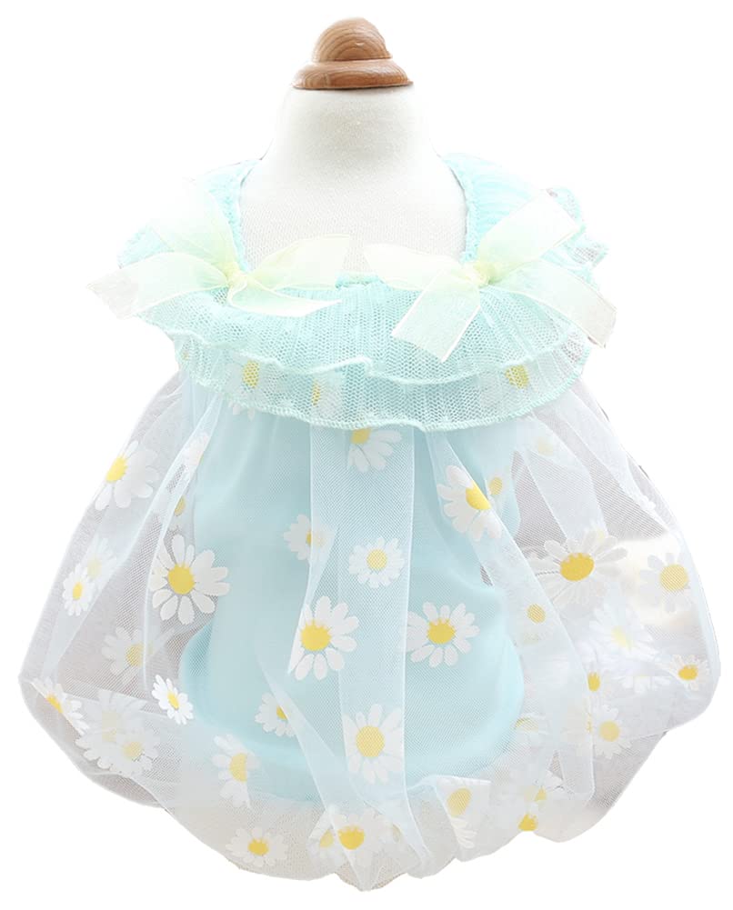 MaruPet Fashion Sweet Puppy Dog Chiffon Princess Dress for EXTRAL Small and Small Dog Pink S — view 42