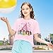 Magical Shirts for Women: Princess Shirt Christmas Magic Kingdom Tshirt Funny Family Vacation Tee Casual Holiday Tops Pink