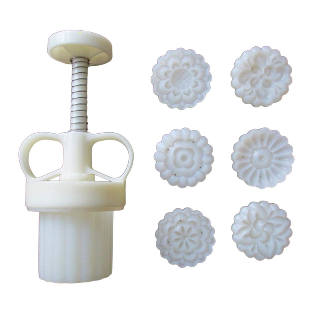 Mold 35g Flower Stamp Cookie Cutter Hand Pressure Baking Cake Mold