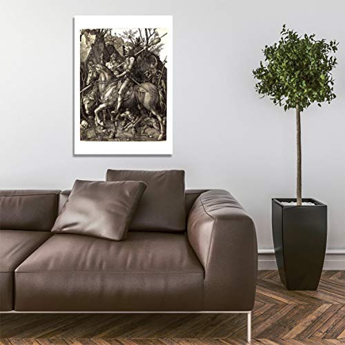 Albrecht Durer - Knight Death and the Devil cadre mat petit format - 5