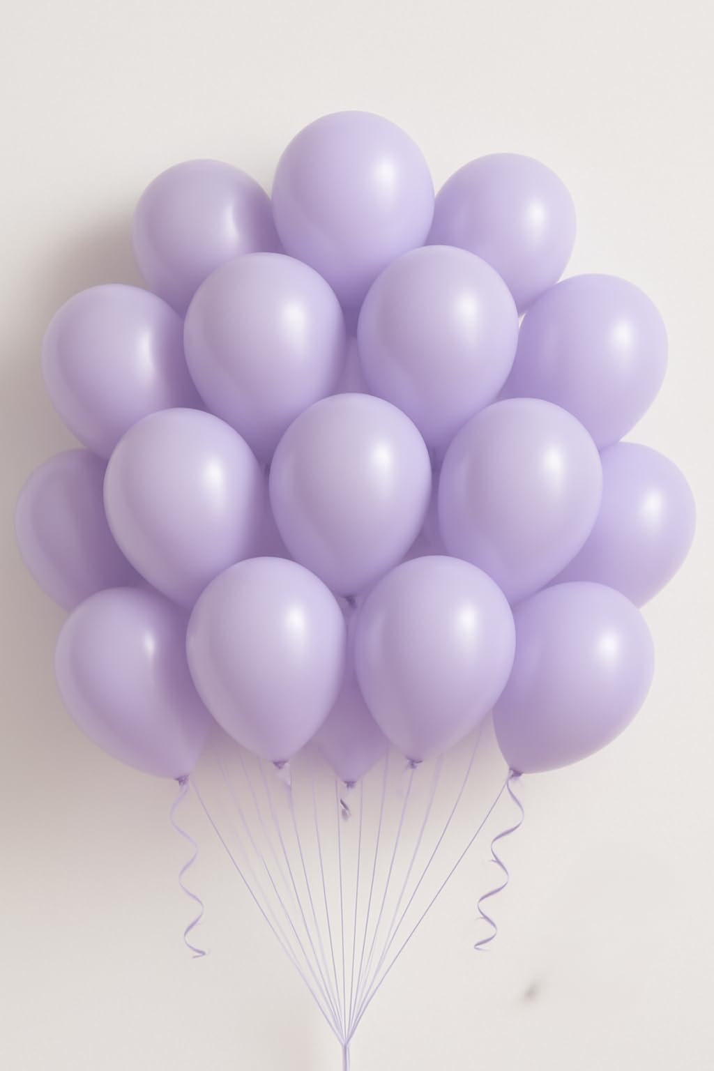 Purple Pastel Balloons Pack of 50 for birthday decoration items also suitable Baby Shower, Anniversary, Wedding, Celebration, Party