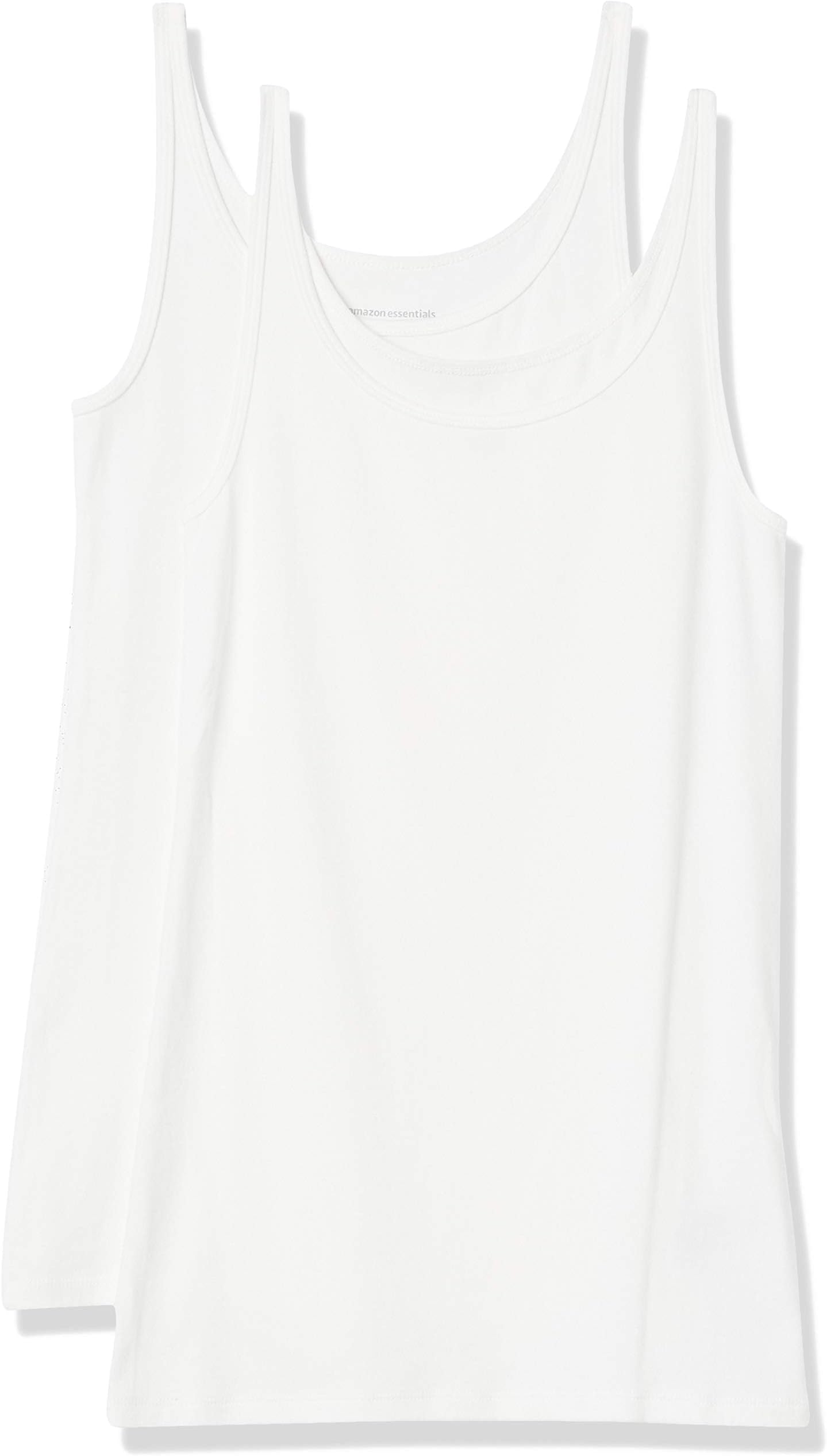 Amazon EssentialsWomen's Slim-Fit Thin-Strap Tank Top, Pack of 2OEKO-TEX STANDARD 100