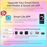 Matter Smart Light Bulbs,WiFi Smart Bulbs Work with Alexa/Google Home/Smart Life,RGBCW Color Changing LED Light Bulbs Music Sync,A21 E26 75W 1055LM,2.4Ghz WiFi Only,No Hub Required,2 Pack - Image 3