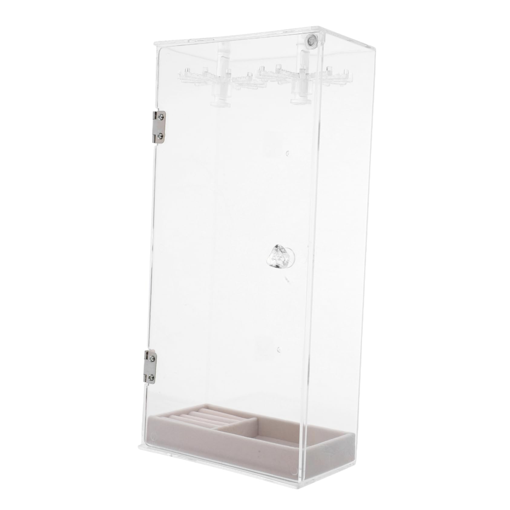 Espositore Gioielli Trasparente Portacollane Organizer Per Gioielli Pendenti Braccialetti Anelli Espositore Compatto Design Moderno