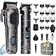 Vgrpro Haarschneidemaschine für Männer Professionell, Kabellose Haarschneidemaschine profi zum Haareschneider, Haarschneider Herren und Trimmer Set, Elektrischer Trimmer Herren mit Paket Box(Gray)