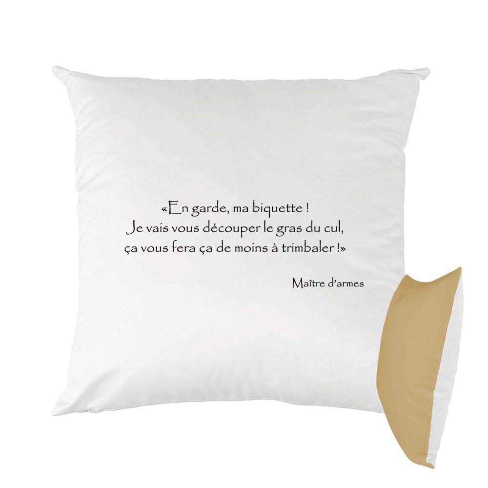 Copricuscino in cotone a righe bicolore 40x40 cm - Home | MANGO Italia