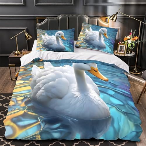 Housse de couette verre à whisky 3D parure de lit microfibre hypoallergique - 2