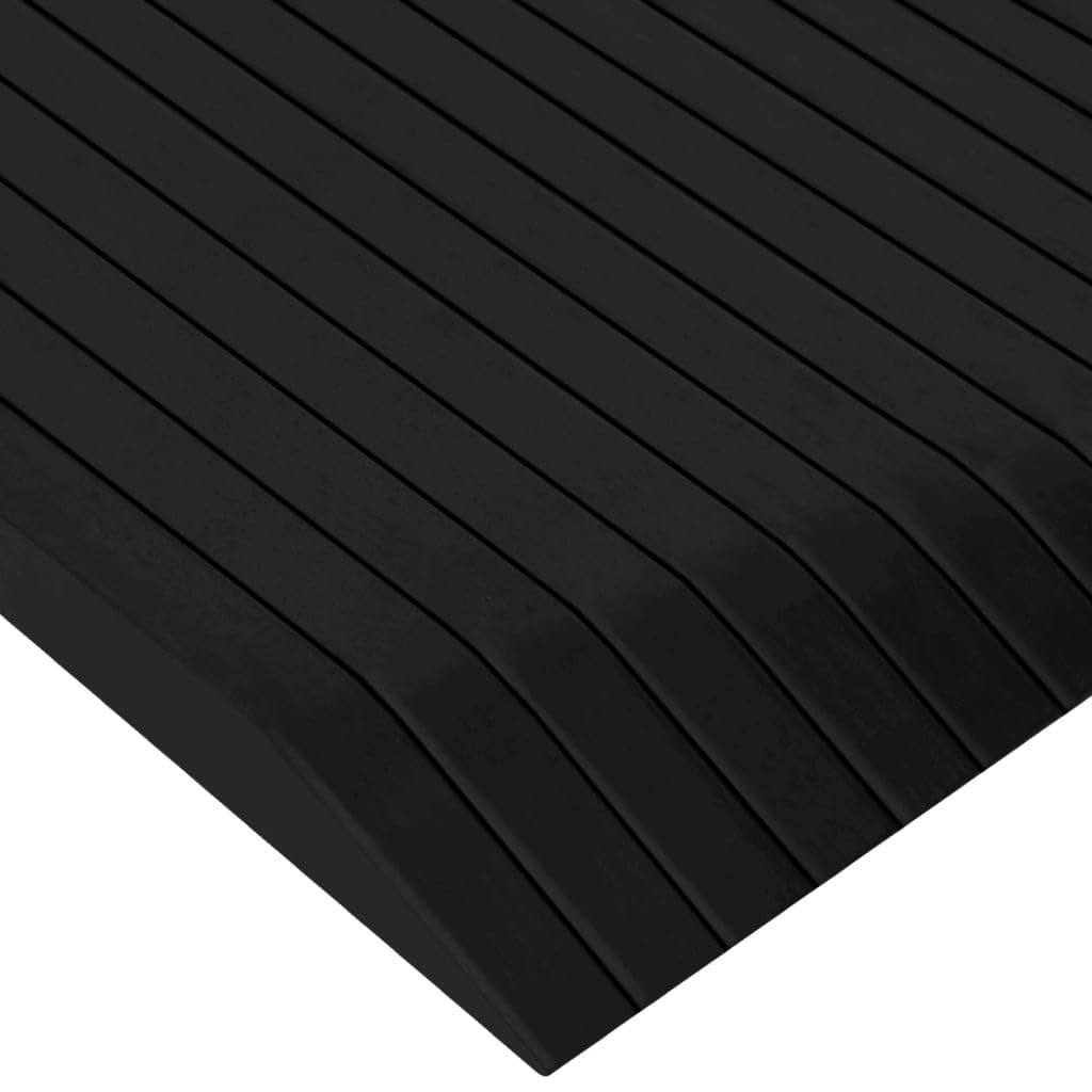 SKM Rampas de umbral (2 unidades, 110 x 41 x 5 cm, caucho, peso: 24,3 kg, 150975)