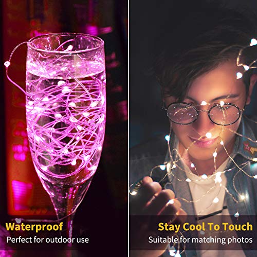 image for Brightown 12 Pack Multi Color Led Fairy Lights Battery Operated String