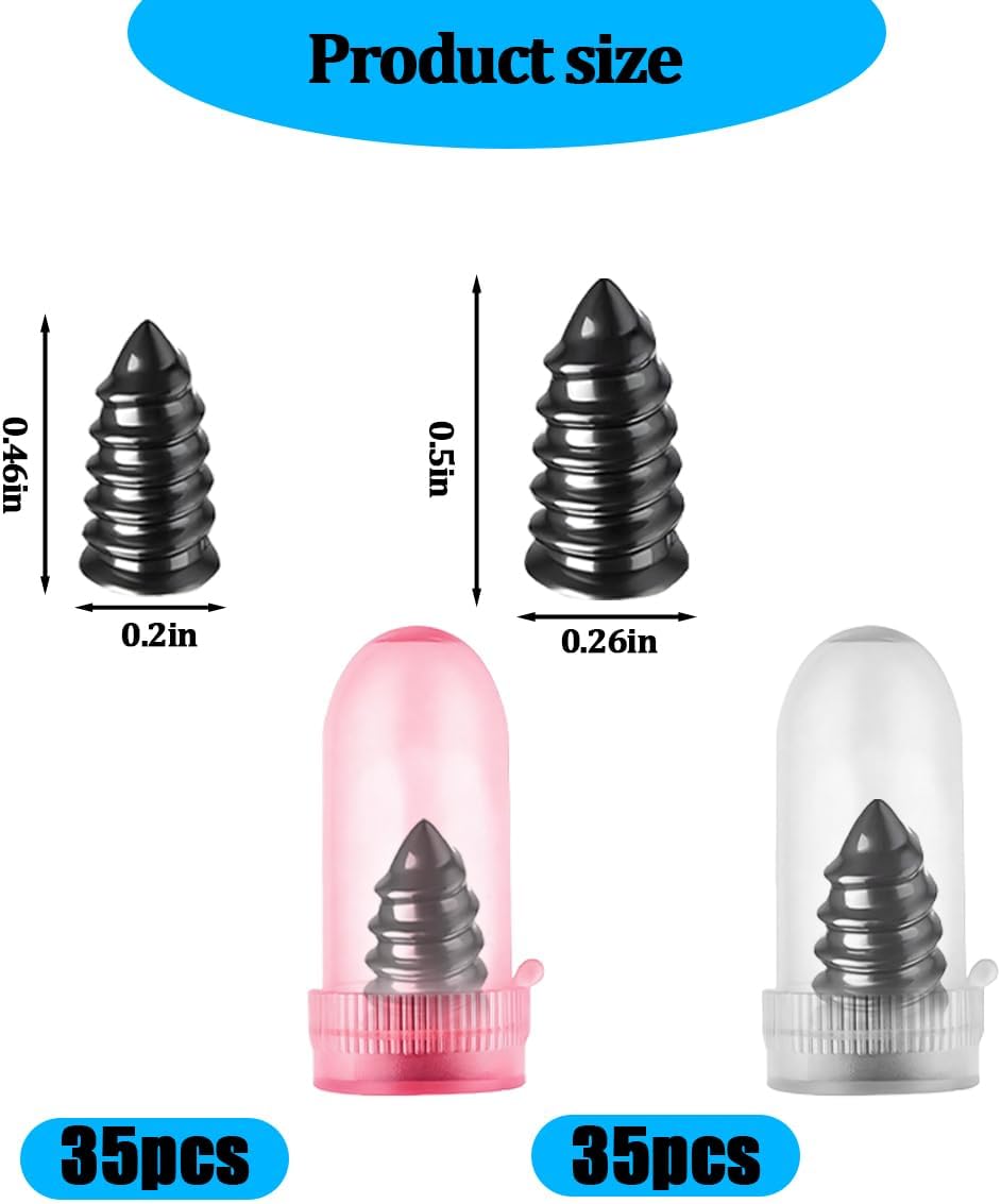 72 Pack Tire Repair Nails with Screwdriver for Roadside Service