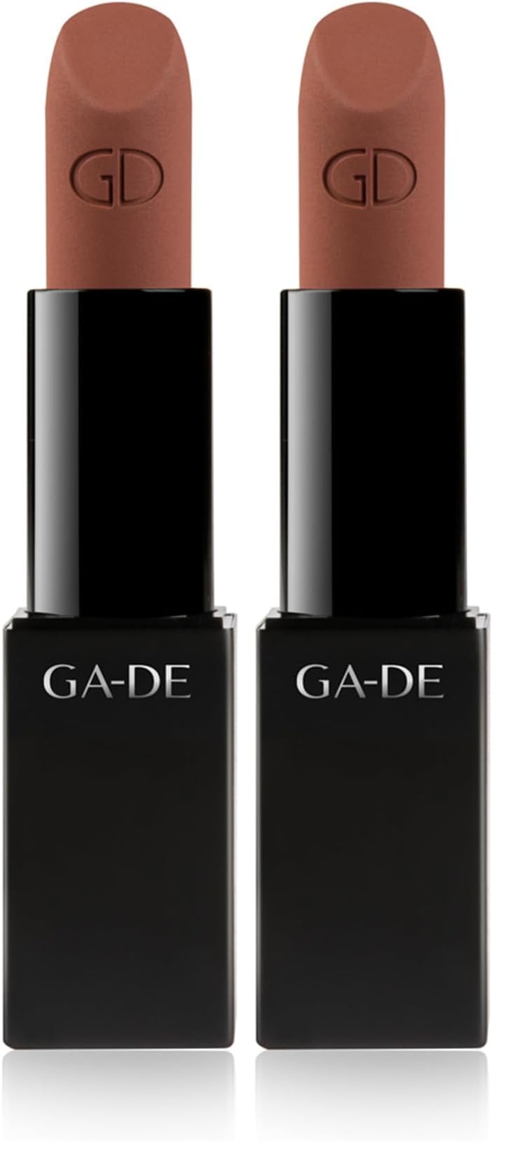 ga-de velveteen pure matte lipstick 755 maple kiss 4 gm (pack of 2)