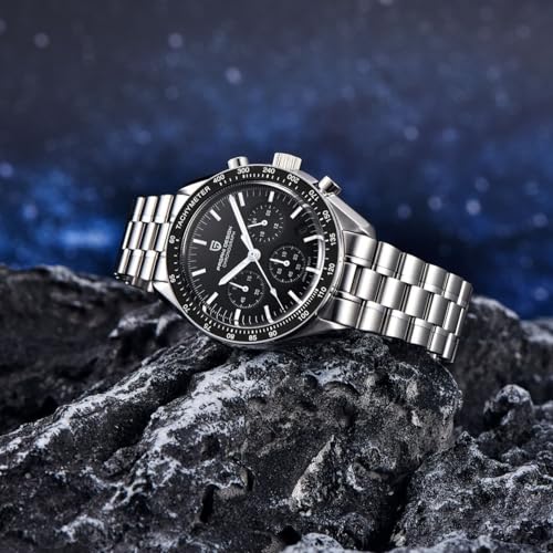Image of LACZ DENTON Pagani Design PD1701V3 Men's Watches Quartz Men Chronograph Stainless Steel Sports Watches for Mens Waterproof Watches Japan VK63 Movement