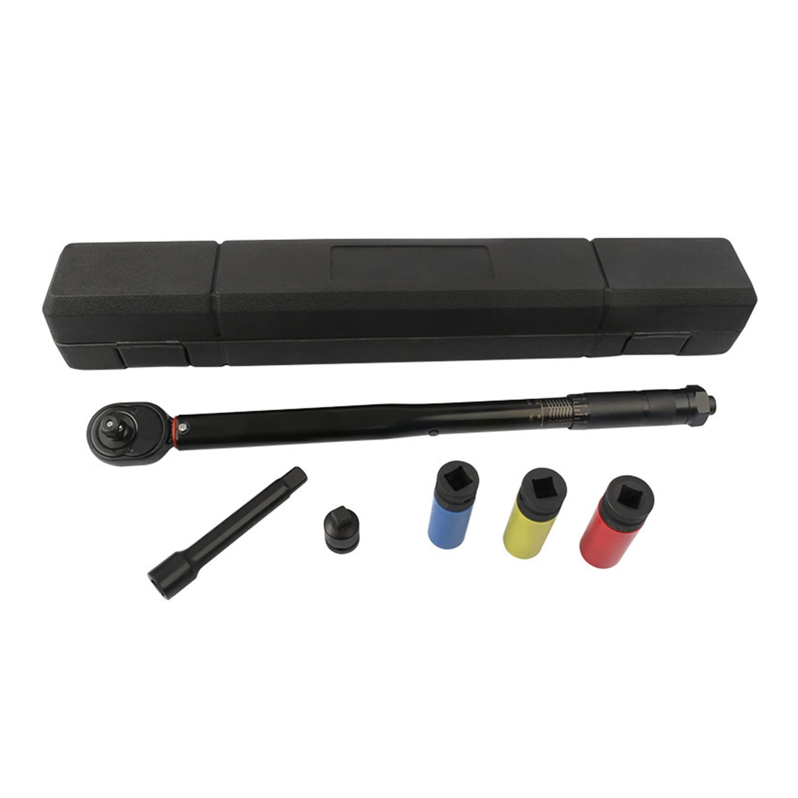 MMHHHG Torque Adapter, 1/2 Auto Repair Tire Preset Torque Wrench Machine Repair Kilogram Torque Wrench Torque Socket Wrench 28-210N