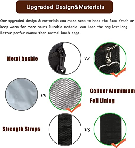 Camo Lunch Box For Men Work Leakproof Lunch Bags For Adult With Shoulder Strap Reusable Freezable Lunchbox Women Cooler Tote Insulated Lunch Pail #TOP5