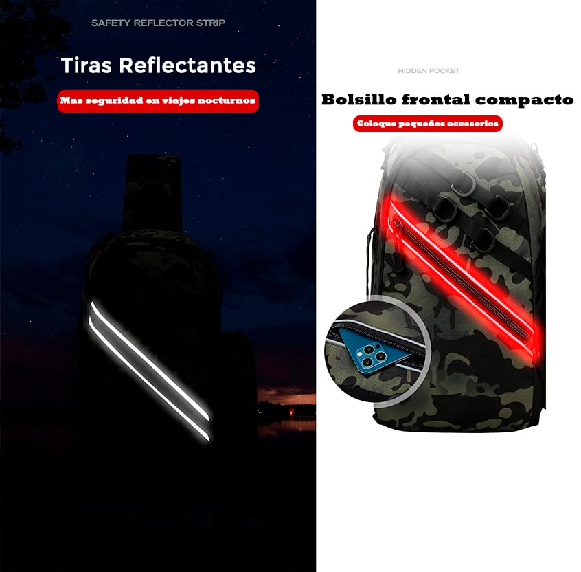 Mochila de Pesca Impermeable - Bolsa para Pesca de Hombro Multifuncional - Mochila de Pesca compacta- con Soporte para cañas de Pescar - Pesca Accesorios