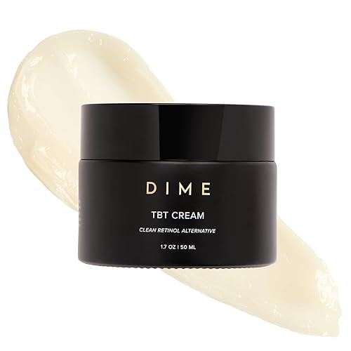 Dime Beauty TBT Cream, alternativa a la crema de retinol antienvejecimiento e hidratante facial con bakuchiol, crema de noche ligera 1.7 oz 1.7 fl