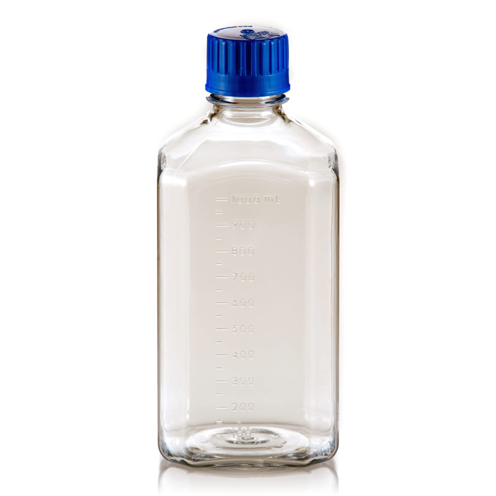 CryoKing 1000ml PETG media bottle, Standard Seal Cap, Sterile, Case of 48