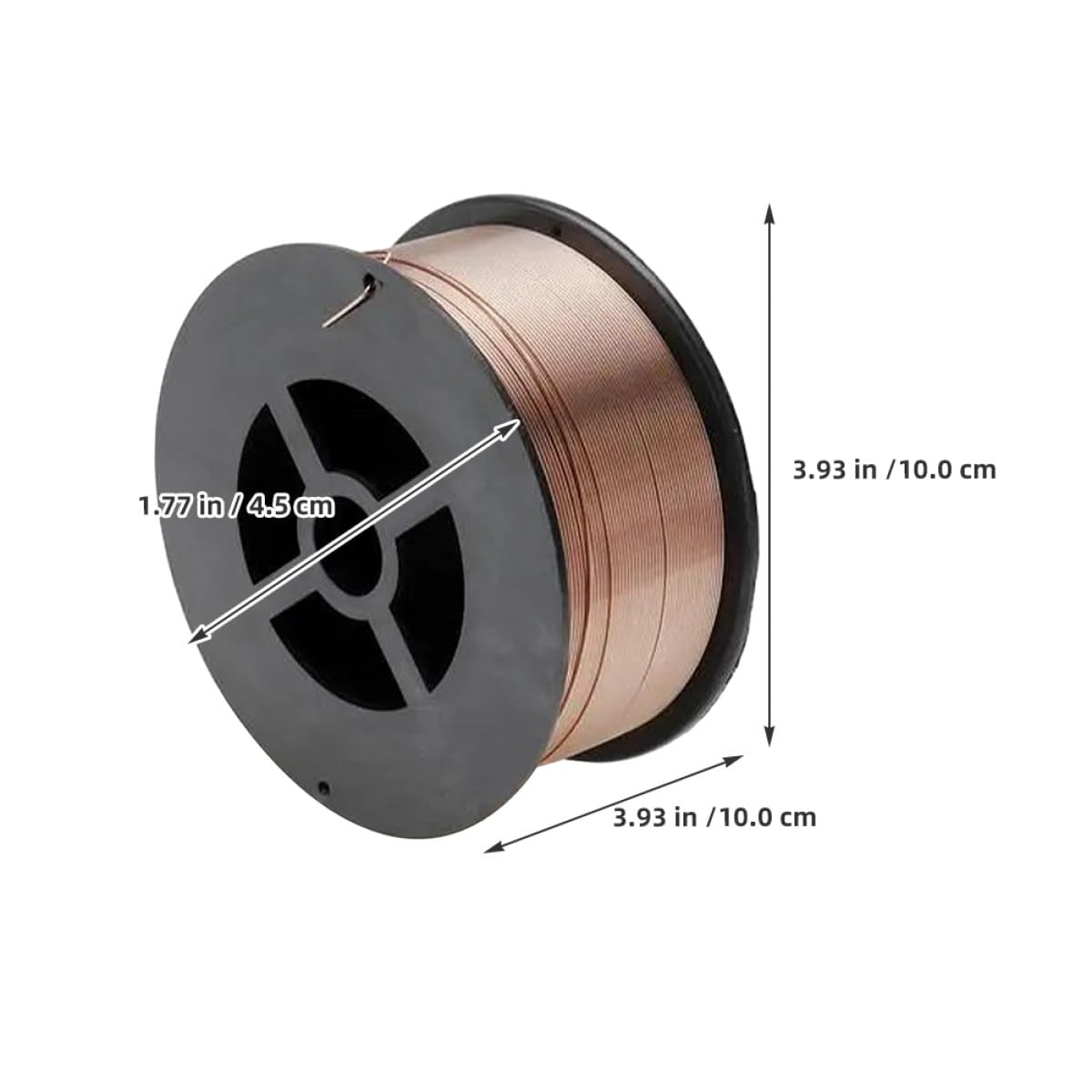 NOLITOY Rollo 1 al Núcleo Fundente de de Soldadura Alambre Er70s-6 Acero al Carbono 1,2 Mm Kg para Soldadura Industrial, Reparación Electrónica y Maquinaria