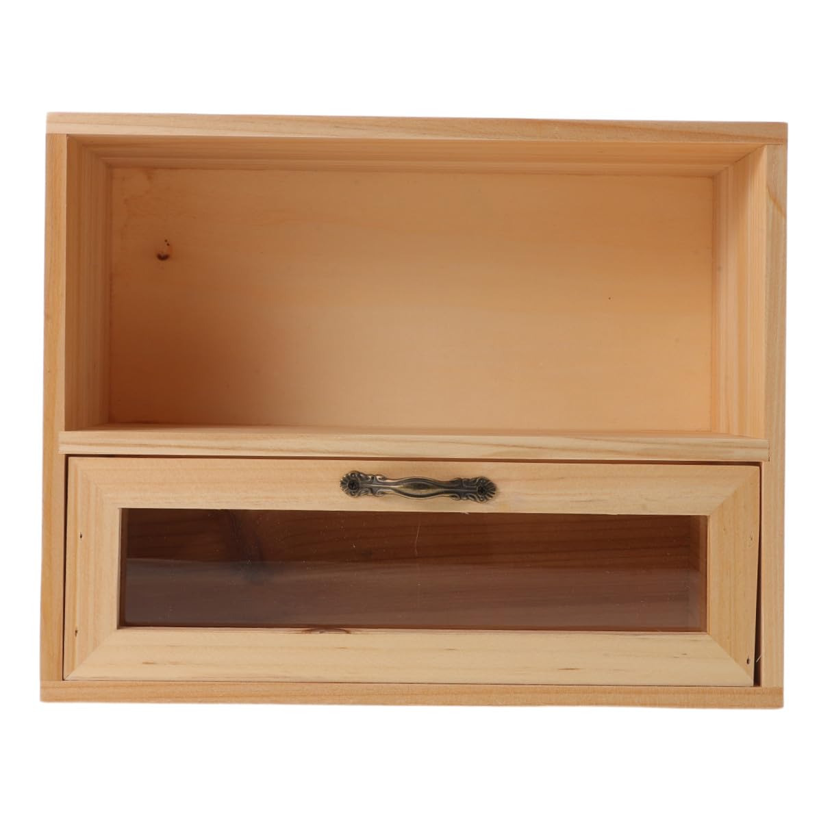 Meuble de table en bois naturel avec tiroirs de rangement