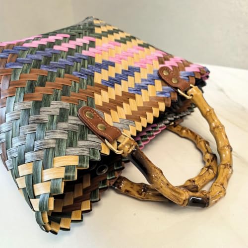 Caistre Woven Beach Bag for Women Men Cute Dachshund PVC Shoulder Bag Summer Plastic Washable Open Tote Handbag 2025 6