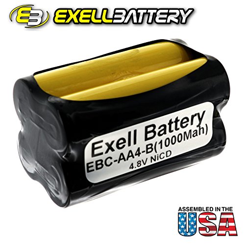 Batería Exell Custom 4.8V 1000mAh NiCd 4xAA miniatura 4