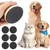 Dog Nail File with 6Pcs Replaceable Filing Disc, Dog Scratch Board for Safe and Easy Nail Care, Dogs Nails Scratch Board Ensures Smooth and Healthy Nails for Dogs and Cats
