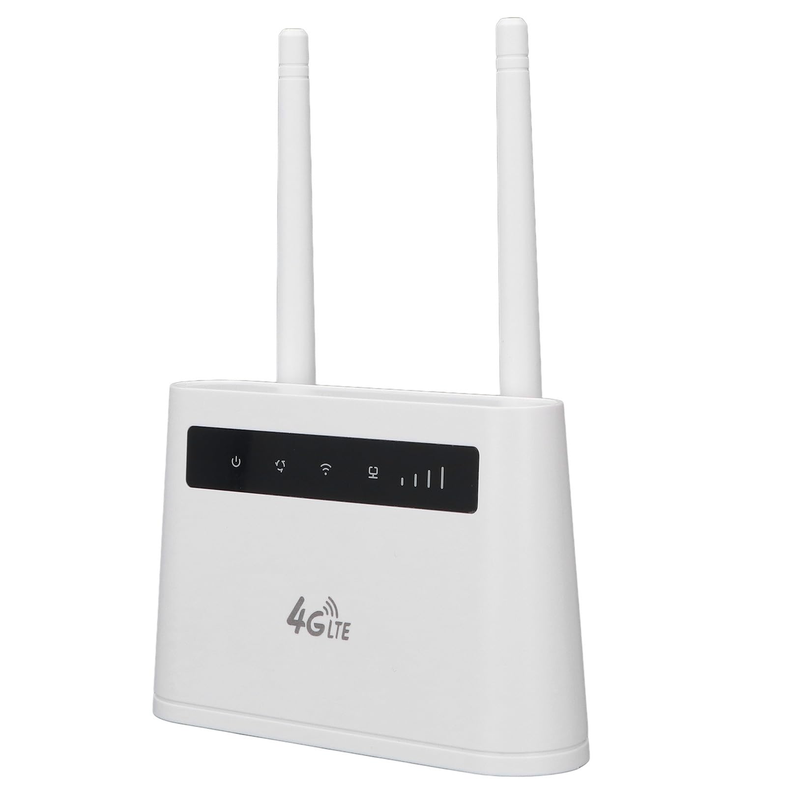 Router WiFi Mobile, Router WiFi Wireless Ad Alta velocità 4G LTE da 300 Mbps Firewall Integrato Stabile con Slot per Scheda SIM per Ufficio (Spina europea)