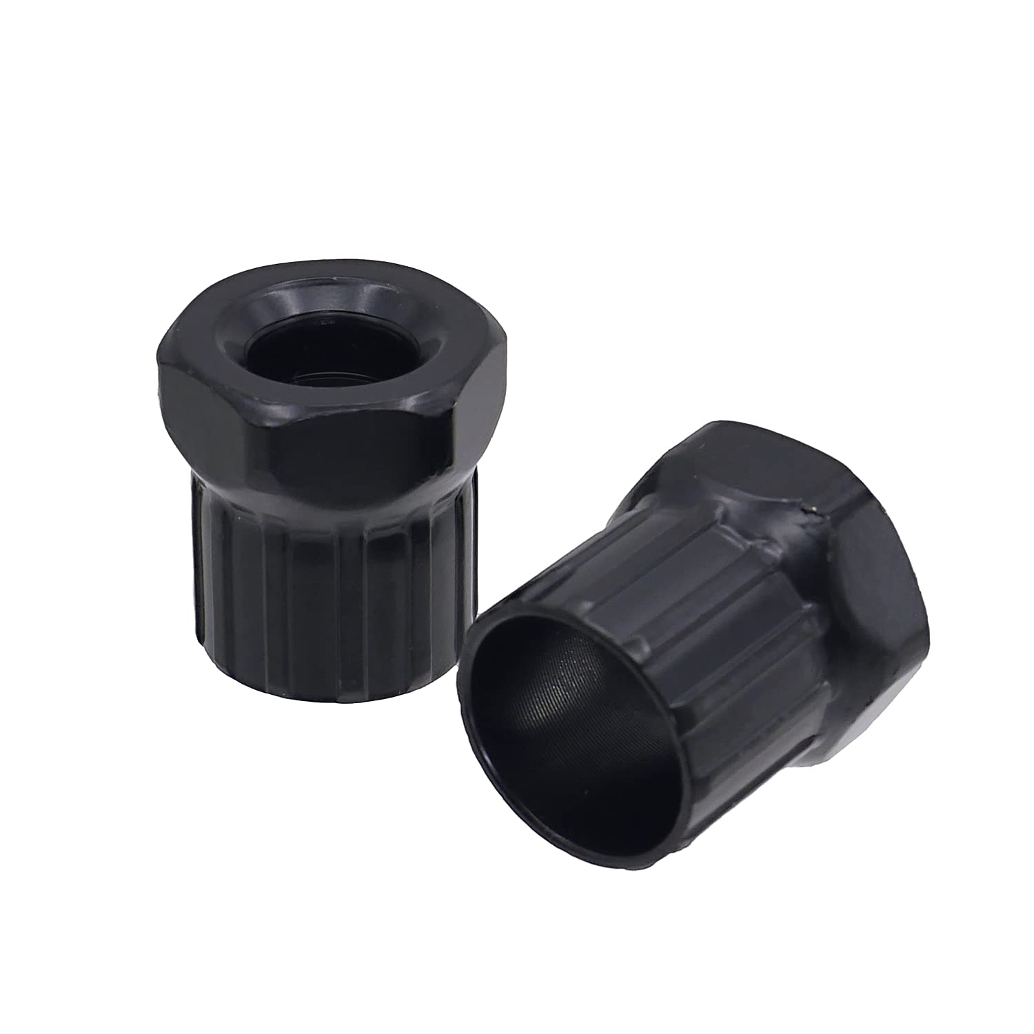 KRISMYA Bicycle Freewheel Removal Tool,2 Pcs Bicycle Freewheel Remover Repair Lockring Tool for Bikes (Black)