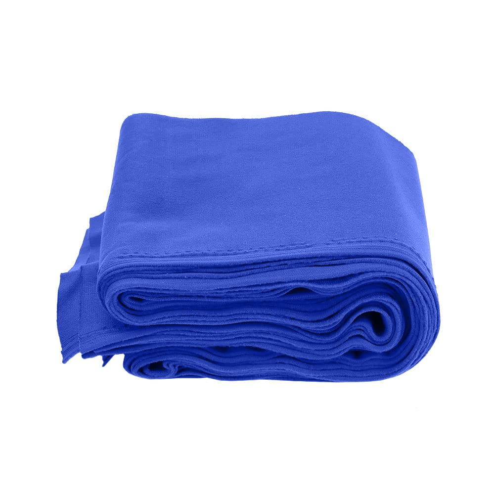 Tela de billar profesional de fieltro para mesa de billar, se adapta a mesa estándar de 9 pies, mantel de juego de deportes de interior con tira de tela acolchada (azul, tamaño: 2,8 + 1 m)