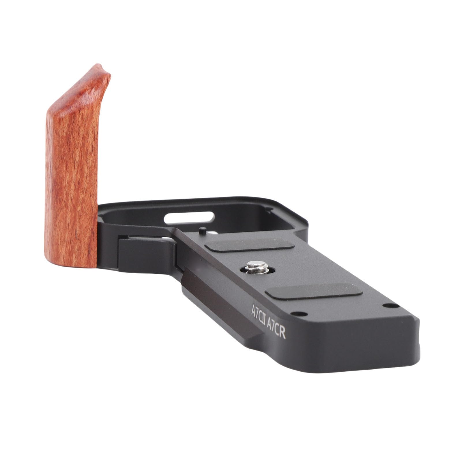 Alomejor Aluminum Alloy Handgrip L Shape Grip for A7C2 (BLACK) | Materiale in legno, Sgancio rapido, Compatibile con le fotocamere A7CR A7CII