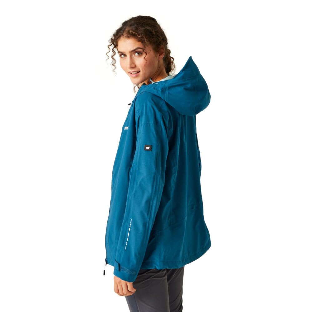 Regatta Regatta Damski wodoodporny oddychający płaszcz Okara z zamkiem błyskawicznym Kobiety Regatta Women's Okara Waterproof Jacket