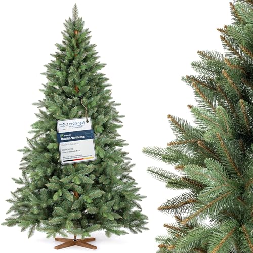 Albero FAIRYTREES Nordman Premium 220 cm, realizzato nell'UE....