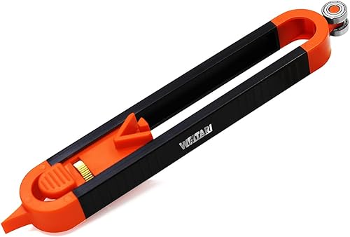 Medidor de contorno preciso para carpintería, con bloqueo para lápiz, regla de escritura de perfil, herramientas de medición mejoradas