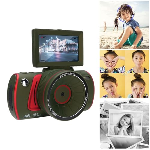 Caméscope 4K 64 MP à autofocus rapide et zoom numérique 18x