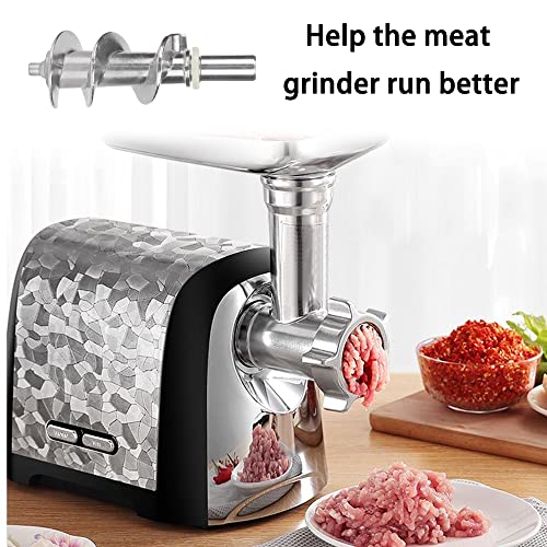 eHooyau Meat Grinder Part Stainless Steel Meat Grinder Screw Electrical Meat Grinder Replacement Accessories for Electric Meat Grinder