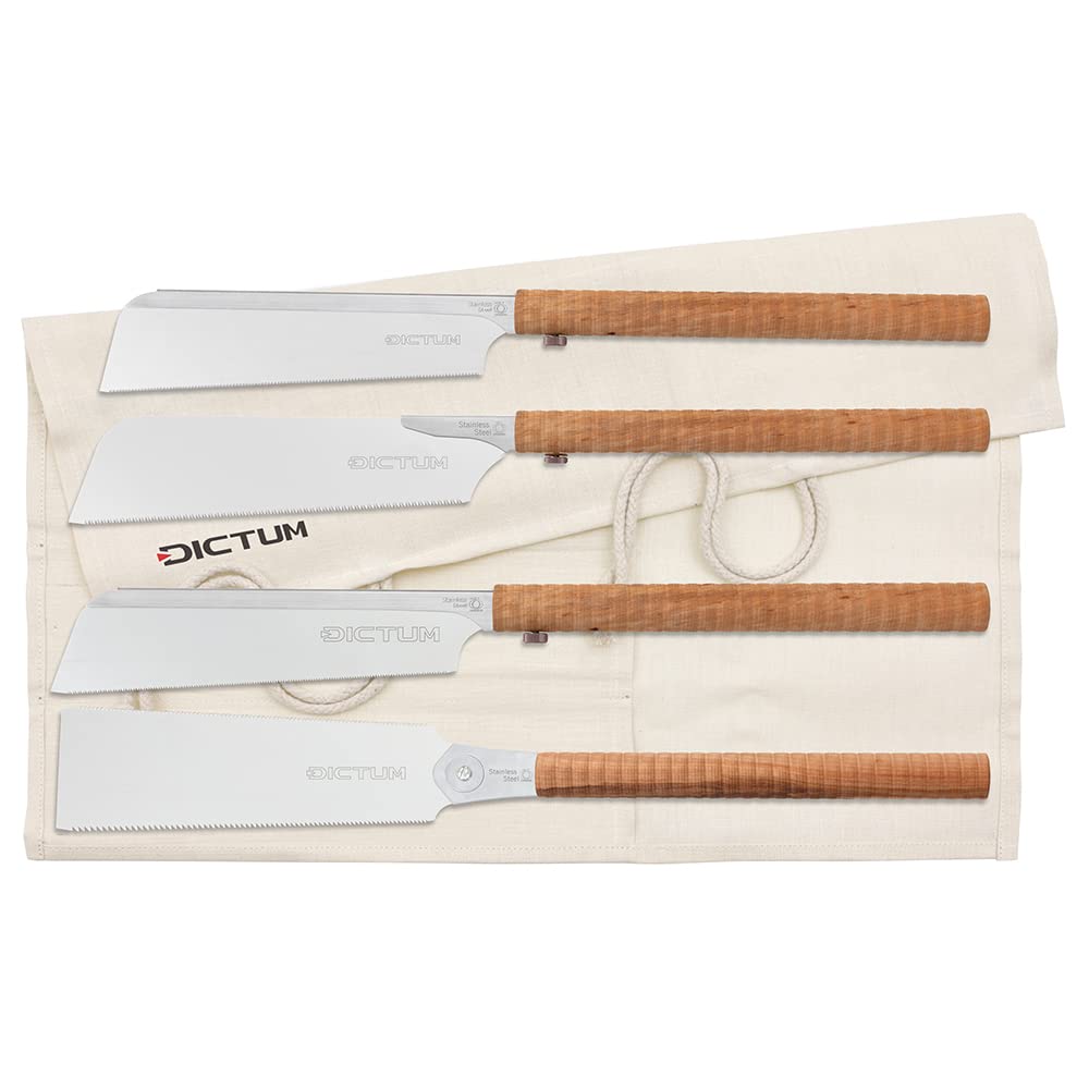 DICTUM® Set di seghe Basic, 4 pezzi, Wave Grip