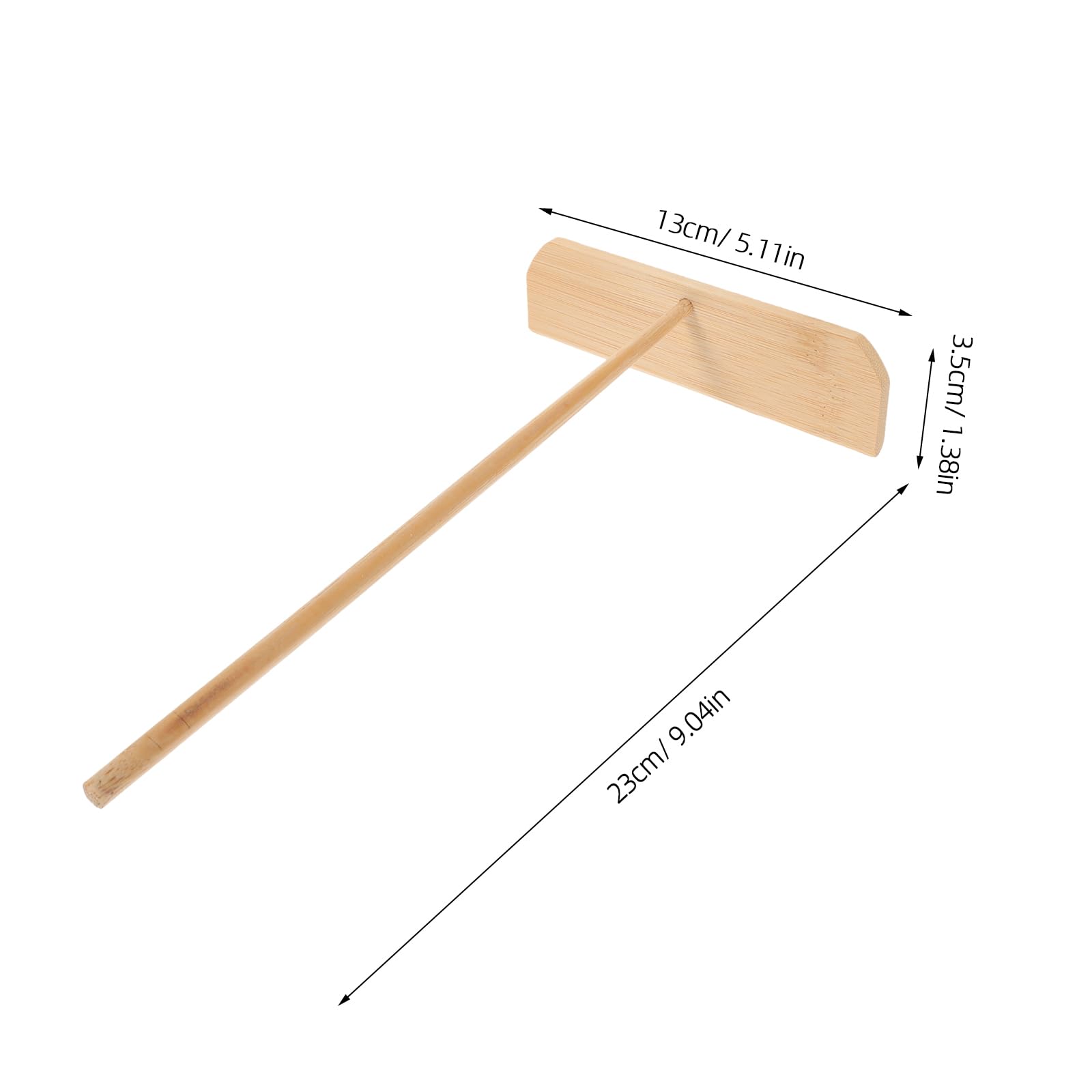 Hemoton crepe turner wood crepe spreader crepe spreader tools spreading tool Crepe Maker crepe spreader crepe scraper cake making supplies kitchen tools Wooden original applicator