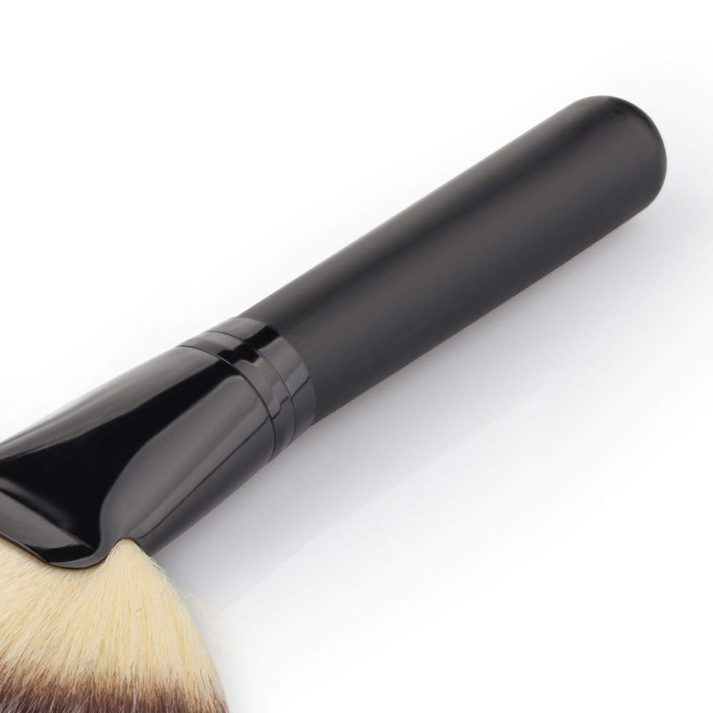 Liao liao Black Large Fan Brush Amazingly Soft/Super Fluffy Powder Brush Blush Brush Cosmetic Beauty Tool Professional Fan Brushes : Beauty & Personal Care