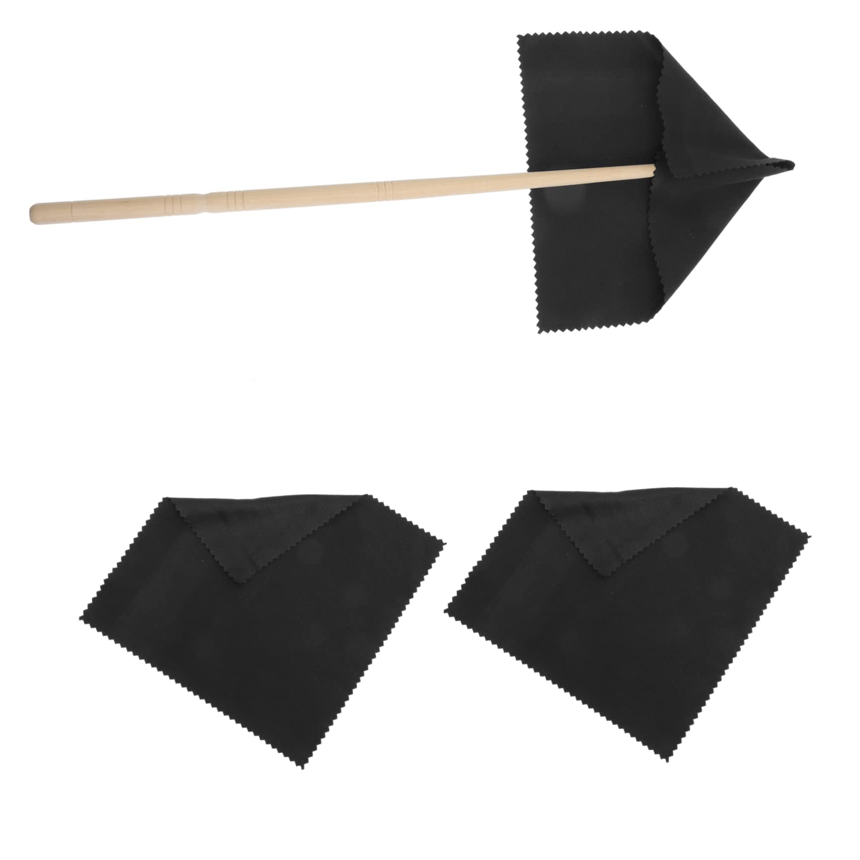 Levemolo Flute Cleaning Rod Flute Cleaning Cloth for Flute Cleaning Recorder Instrument Cleaning