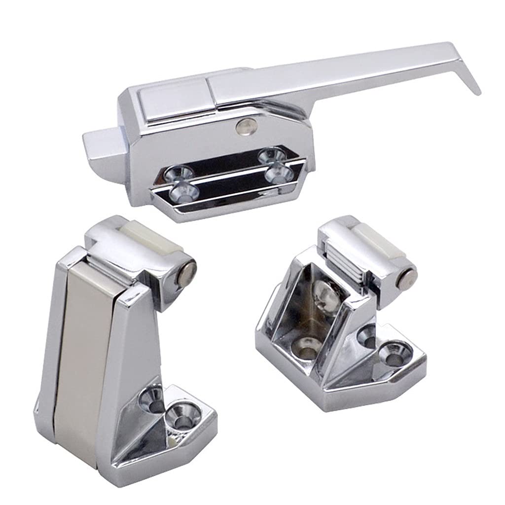 Pestillo de resorte ajustable para congelador y cerradura de puerta industrial, mango resistente para un cierre seguro, ideal para refrigeradores y cajas de prueba de horno