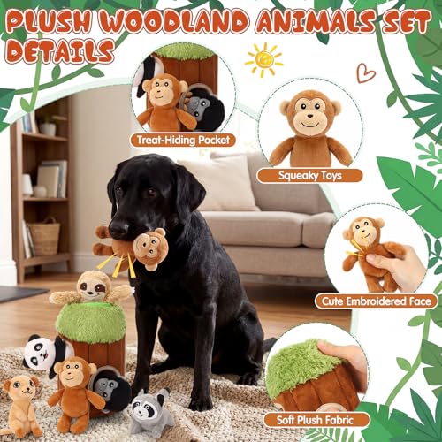Skylety Set de 7 Juguetes Mordibles para Perros miniatura 3