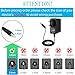 immagine 1EFISH Alimentatore trasformatore 12V 2A,spina di alimentazione per,telecamera CCTV,tastiera Yamaha,router,hub,strisce LED,Telekom,T-Com,Speedport,radiowecker,scanner,interruttore+7 Diverse Spine