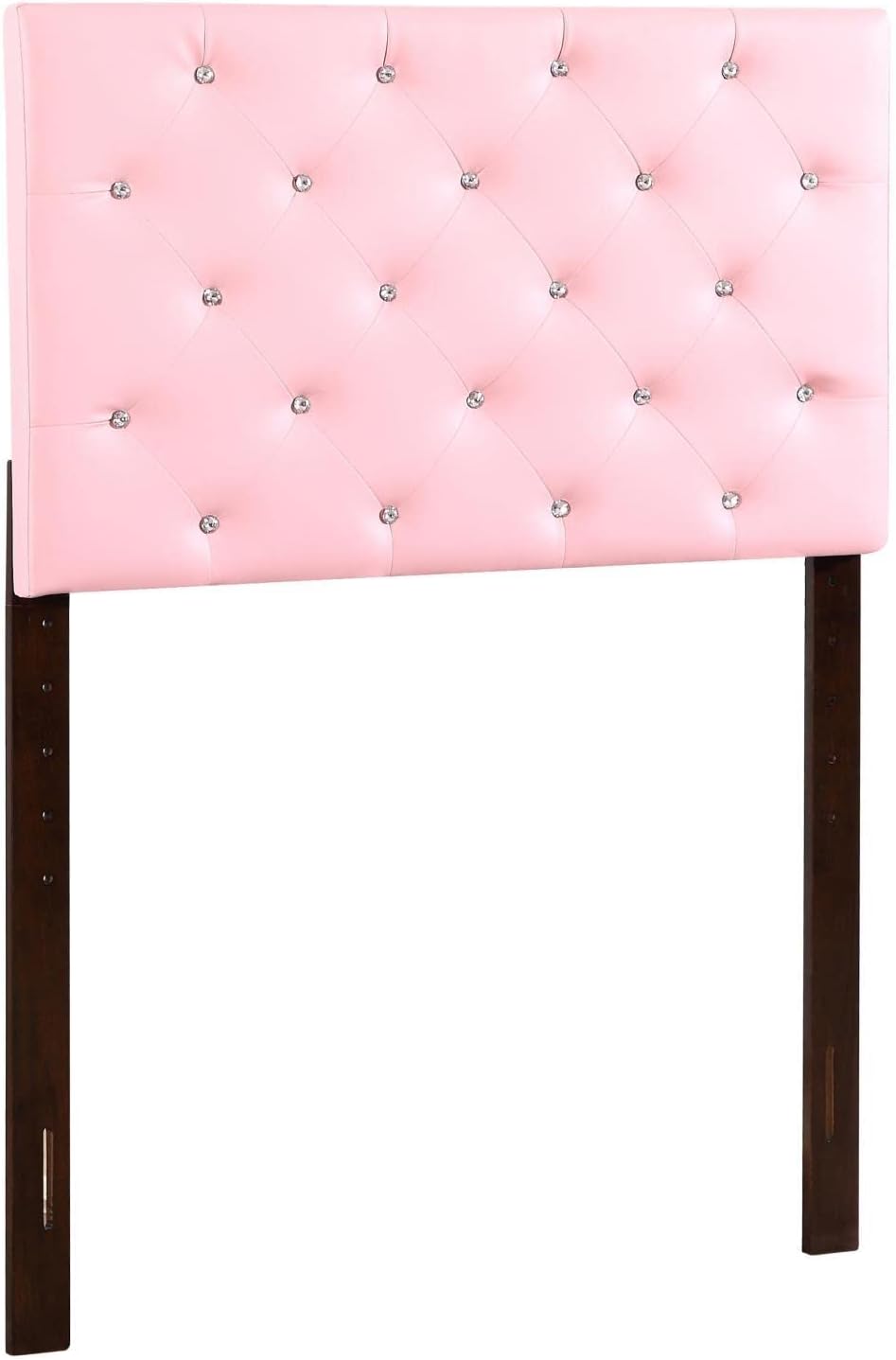 Indoor Modern Home Decorative Super Nova 2 Pink Tufted Twin Headboard