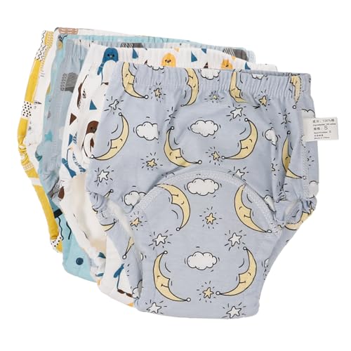 TOYANDONA 1 Juego Pantalones De Entrenamiento Para Niña Reutilizables Lavables De Algodón Transpirable Para Recién Nacidos Diseño Con Banda Elástica Para Sensibles 6 Piezas