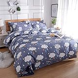 Cette parure de lit comprend：1 x Housse de couette 150* 200 cm/180*220cm/200*230cm; 1x drap de lit 200x225cm/230x230cm/230x230cm; 2 x Taies d'oreiller 48* 74 cm.